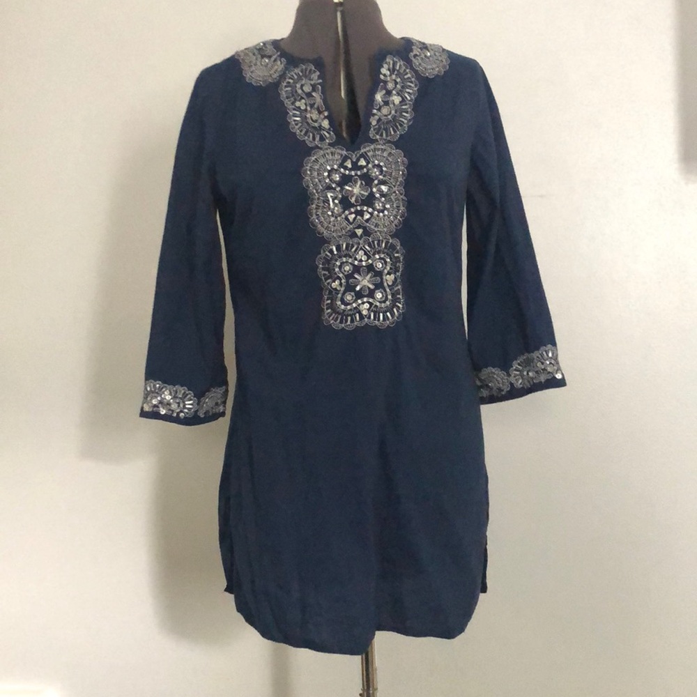Chico’s Embellished tunic